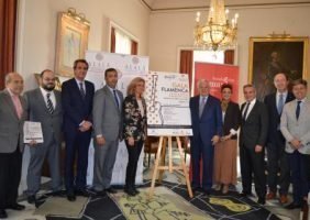 Presentación cartel gala flamenca Fundación Cámara